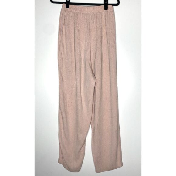 Casablanca Pink High Waist Textured Pant Women's Size Large - Picture 8 of 9